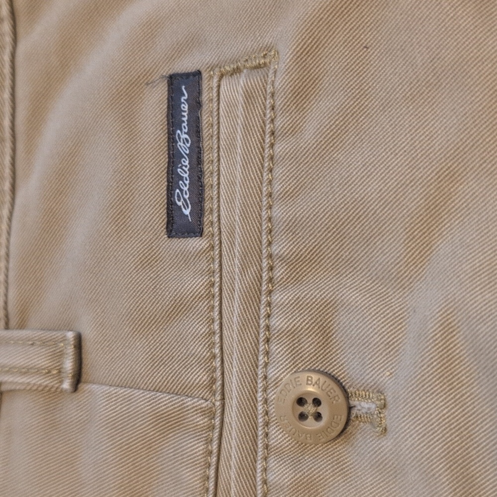 Eddie Bauer Men's Khaki Chinos - Picture 2 of 6